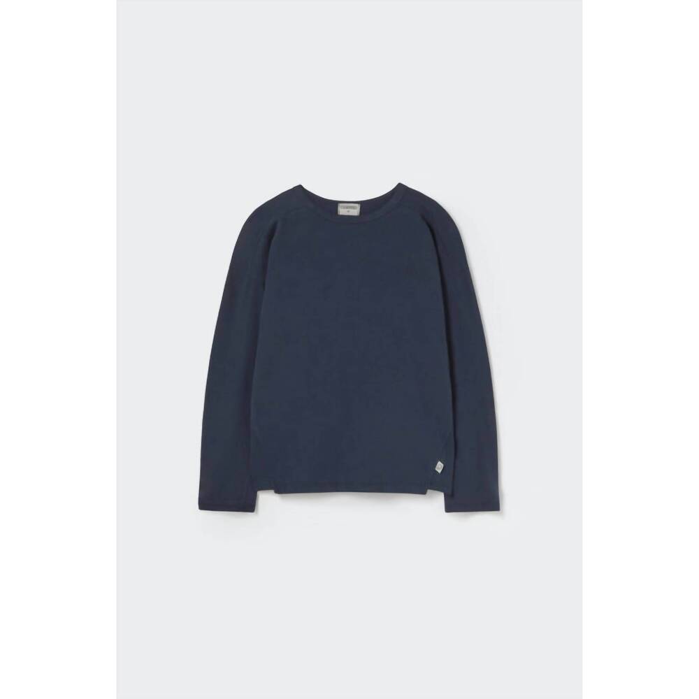 NEW COZMO kid's soft warm jersey tee in navy